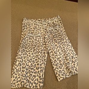 Michael Lauren Leopard Sweatpants